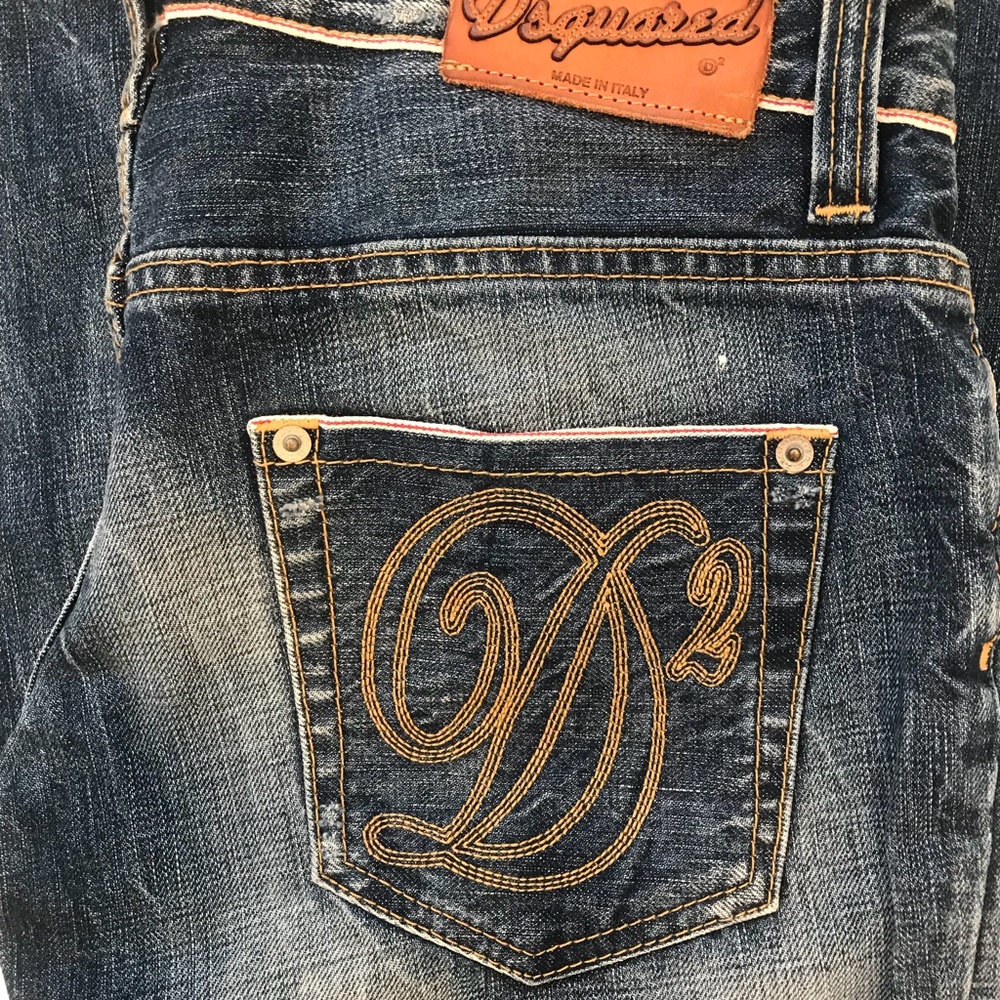 Sold-DSQUARED2  Washed Blue Jeans Sz 42